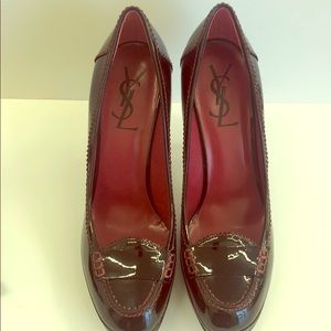 Yves Saint Laurent patent leather shoes